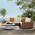 Westport Wicker Outdoor 4-Piece Sectional (136")