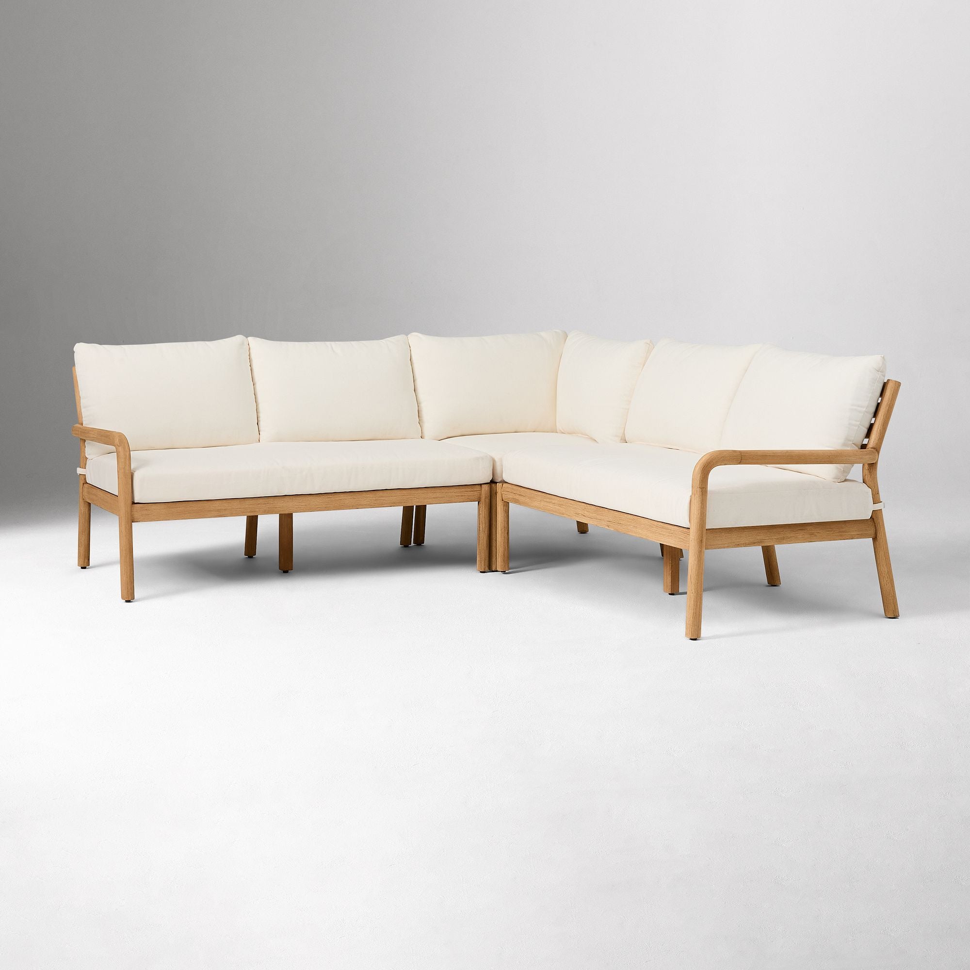 Modern Wooden Outdoor Lounge Set