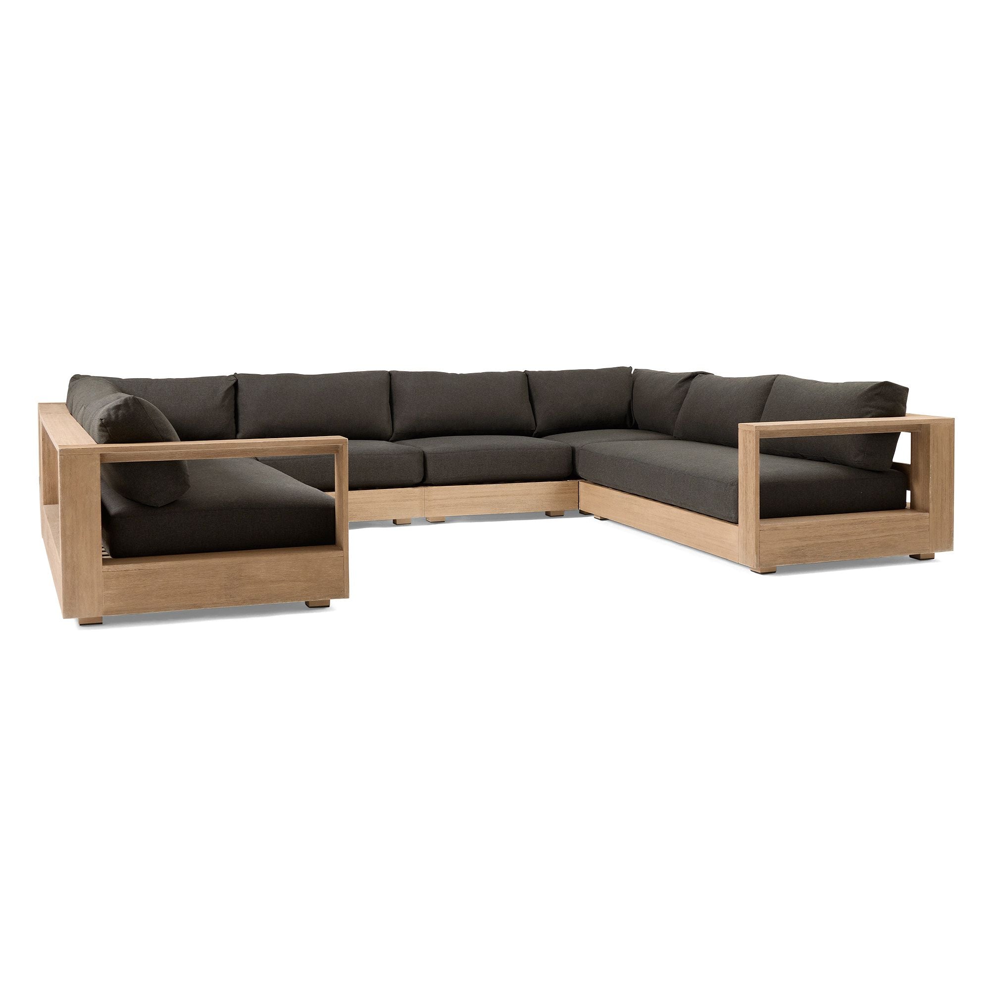 Telluride Outdoor 6-Piece U-Shaped Sectional (151")