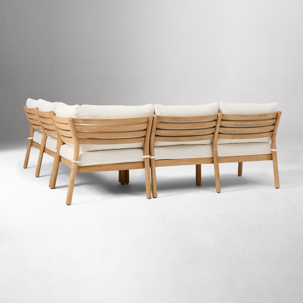 Modern Wooden Outdoor Lounge Set